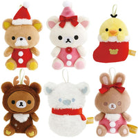 Rilakkuma Christmas Tenori Plush Ornament
