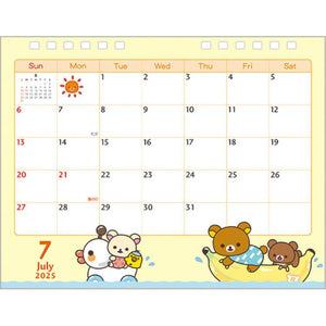 Rilakkuma Desktop Calendar 2025 [Snake]