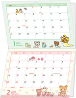 Rilakkuma Horizontal A4 Wall Calendar 2025 [Snake]
