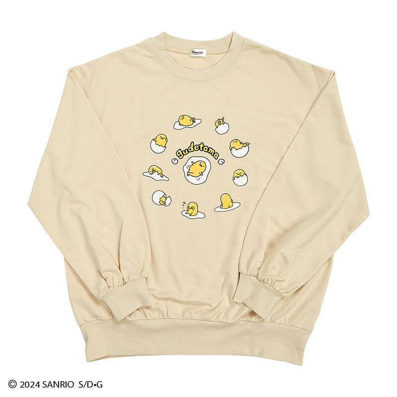 Gudentama Beige Sweatshirt