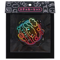 Sanrio Vivid Neon Holo Sticker Set
