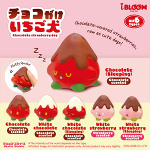 iBloom Chocolate Strawberry Dog Squishy Gachapon