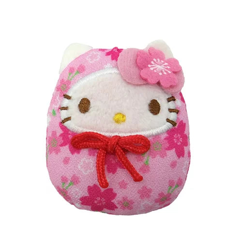 Hello Kitty Sakura Daruma Plush [Pink] Magnet