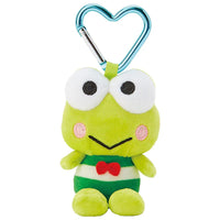 Keroppi Heart Carabiner Plush Mascot
