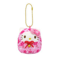 Hello Kitty Sakura Daruma Plush Mascot
