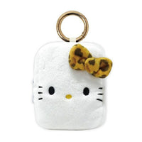 Hello Kitty Carabiner Mini Pouch [Brown Cheetah]