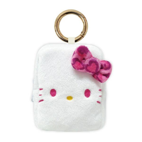 Hello Kitty Carabiner Mini Pouch [Pink Cheetah]