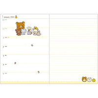 Rilakkuma Monthly Planner B6 Year 2025 [Snake]
