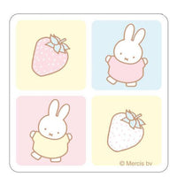 Miffy Acrylic Coaster - Strawberry Dance
