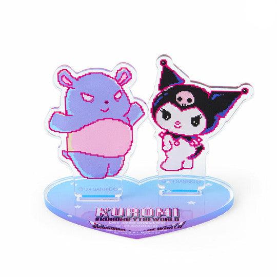 Kuromi Acrylic Pixel Baku Stand - #Kuromify the World