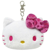 Leopard Hello Kitty Face Pass Case [Pink]
