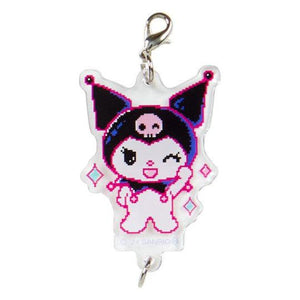 Kuromi Acrylic Pixel Art Acrylic Charm