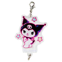 Kuromi Acrylic Pixel Art Acrylic Charm
