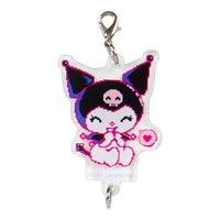 Kuromi Acrylic Pixel Art Acrylic Charm
