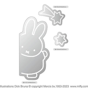 Miffy Decoration Mirror - Shooting Star