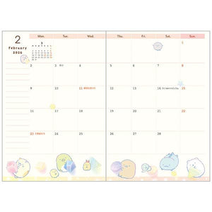 Sumikko Guashi Schedule Book Year 2025 [Gift Box]