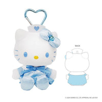 Hello Kitty 90s Nurse Mascot Plush Carabiner [Blue]
