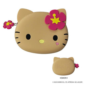 Hello Kitty "Gogo Gal" Silicone Pouch [Tan]