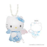 Hello Kitty 90s Mascot Plush Necklace [Blue Angel]
