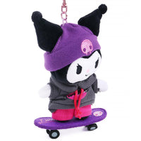 Kuromi "Skateboard" Mascot Plush
