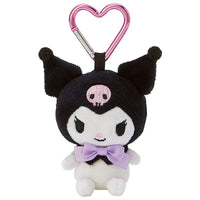 Kuromi Heart Carabiner Plush Mascot
