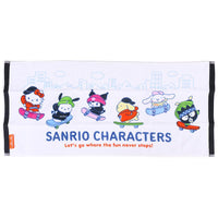 Sanrio Characters "Skateboard" Hand Towel
