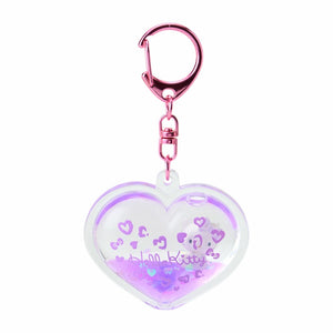 Hello Kitty "Gogo Gal" Heart Keychain [Purple]