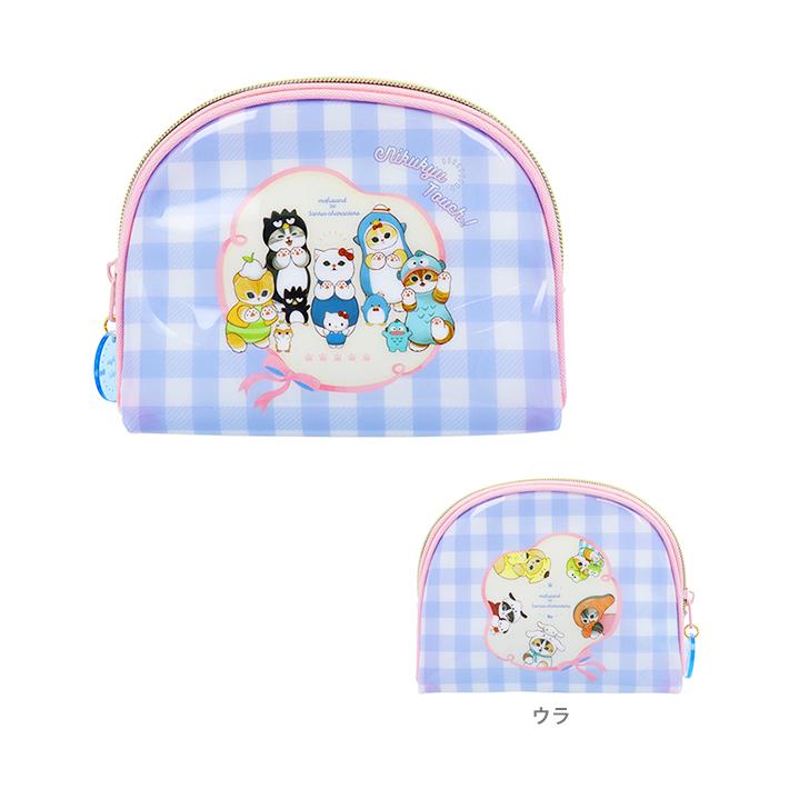 Mofusand x Sanrio Characters Clear Pouch - Paw