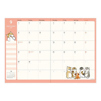 Mofusand Monthly Schedule B6 Book 2025 [Shark Cat]
