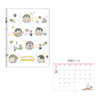 Koupen-chan Monthly Planner A6 Year 2025 [Flowers]
