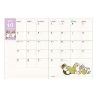 Mofusan Monthly Planner A6 Year 2025 [Chiffon Cat]
