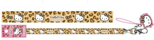 Hello Kitty "Gogo Gal" Lanyard [Leopard]