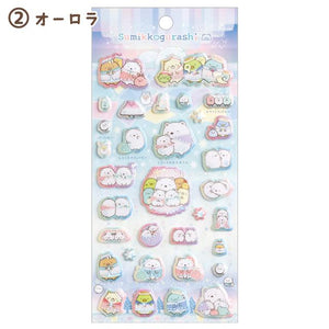 Sumikko Gurashi Shirokuma's Hometown Glitter Sticker Sheet