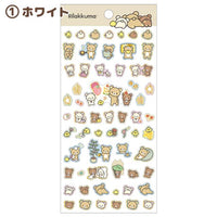 "Basic Rilakkuma Favorite Things" Sticker Sheet A