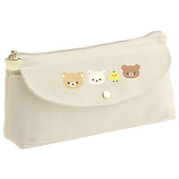 "Basic Rilakkuma Favorite Things" Canvas Pen Pouch
