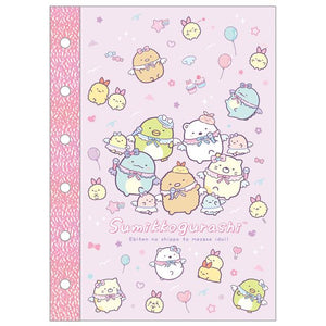 Sumikko Gurashi "Angel Ebiten Idol" Sticker Binder Notebook [Pink]