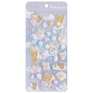 Rilakkuma Squishy Stickers [Sky Purple]