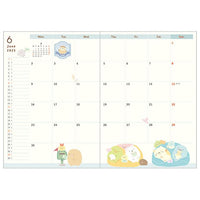 Sumikko Gurashi Monthly Planner B6 Year 2025 [Bus Tour]
