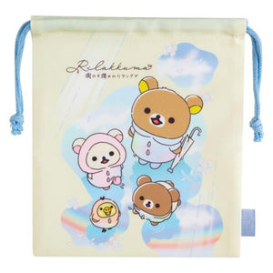 Rilakkuma "Rainy Day" Drawstring Bag