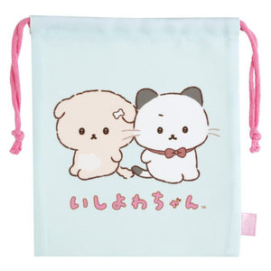 Ishiyowa-chan Character Mix Drawstring Bag