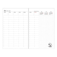 Snoopy Weekly Planner A5 Year 2025 [Reading]
