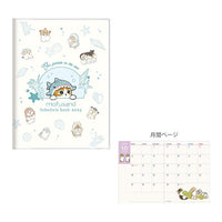 Mofusan Monthly Planner A6 Year 2025 [Whale Shark Cat]
