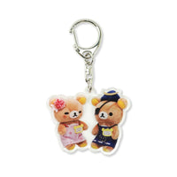 Rilakkuma Kyoto & Sendai Store Manager Keychain
