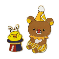 Rilakkuma & Kiiroitori Circus Pin Set [Japan Store Limited]
