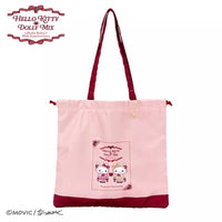 Hello Kitty Dolly Mix Drawstring Tote Bag Pink
