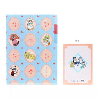 Mofusand x Sanrio Characters Blue Clear File A5
