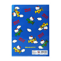 Hello Kitty 50th Anniversary Clear File Folder A5 [Dark Blue]
