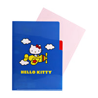 Hello Kitty 50th Anniversary Clear File Folder A5 [Dark Blue]
