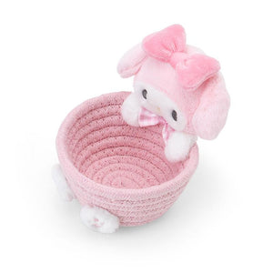 My Melody Rope Basket with Mascot Plush [Small]