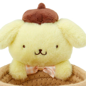 PomPomPurin Rope Basket with Mascot Plush [Small]